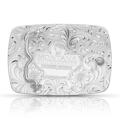 Montana Silversmiths Southwest Collection Made in the USA Buckle (Desert Moon Turquoise Cactus)