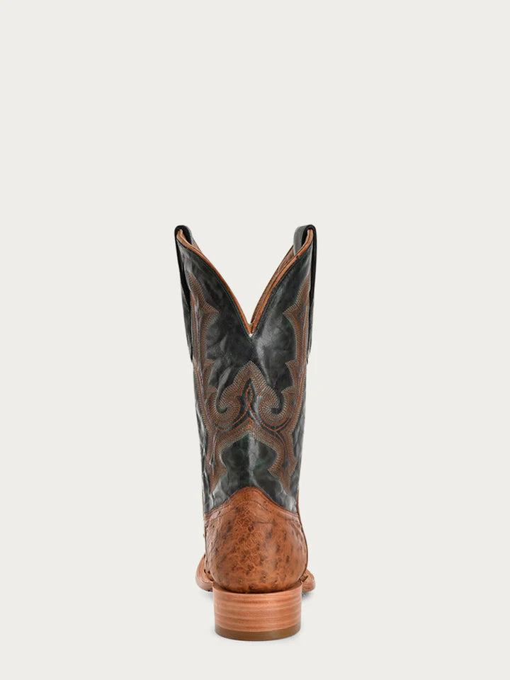 Corral Tan-Olive Ostrich Men's Boots