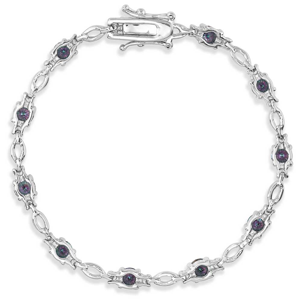 Northern Lights Skip Stone Bracelet