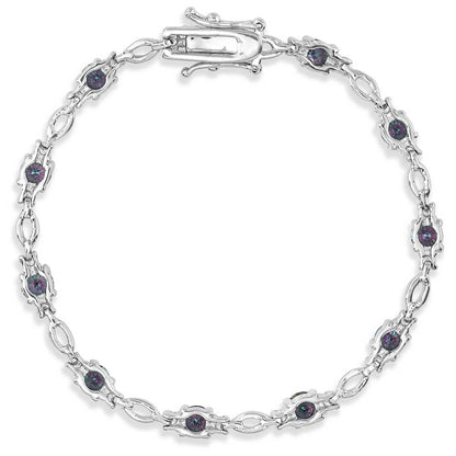 Northern Lights Skip Stone Bracelet