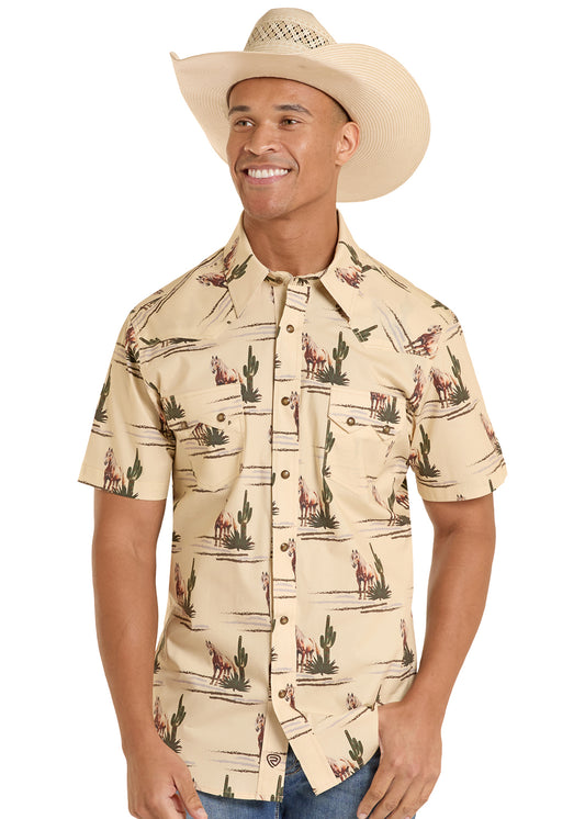 R&RD  Novelty Printed SS Snap Horse