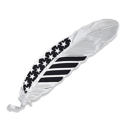 A Black Tie Affair Flag Hat Feather