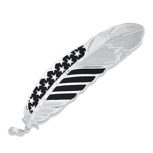 A Black Tie Affair Flag Hat Feather