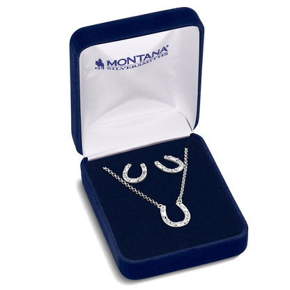 Lucky Stride Horseshoe Jewelry Set