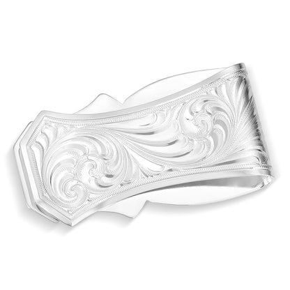 Trail Boss Money Clip with Longhorn