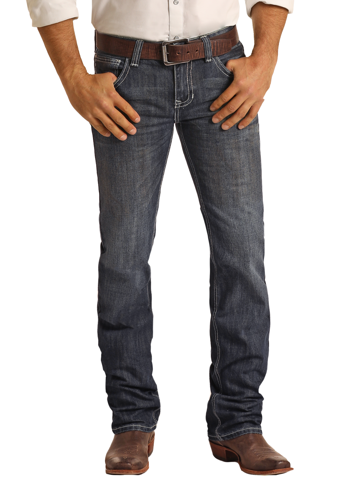 Rock & Roll Denim Regular Fit Stackable Bootcut Jeans