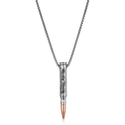 We the People Rifle Bullet Necklace