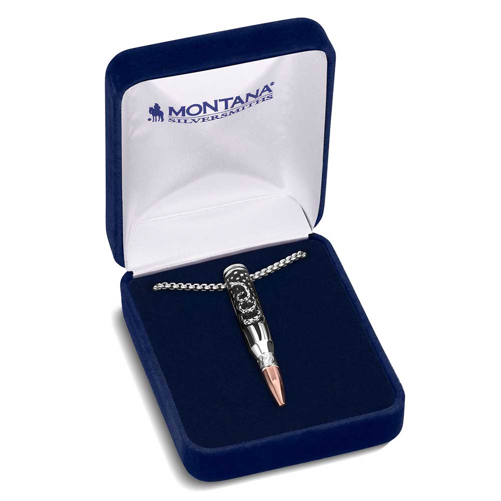 We the People Rifle Bullet Necklace