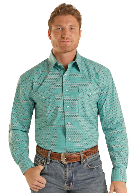 Panhandle Slim Rough Stock Long Sleeve Snap Shirt