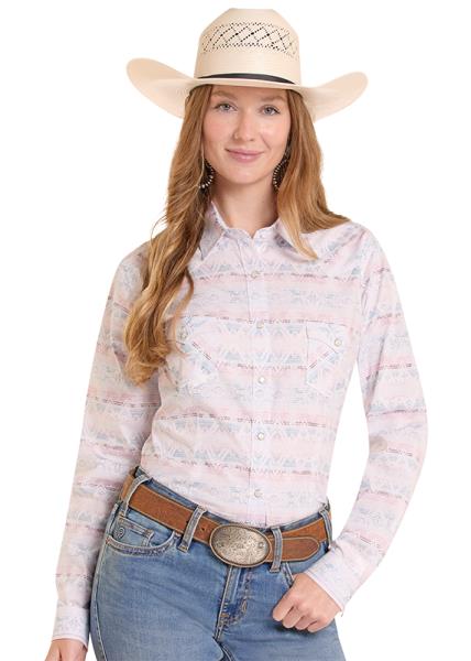 PS Women's Rough Stock LS Snap