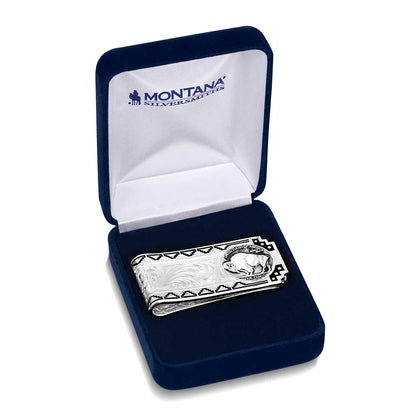 Buffalo Nickel Southwestern Money Clip