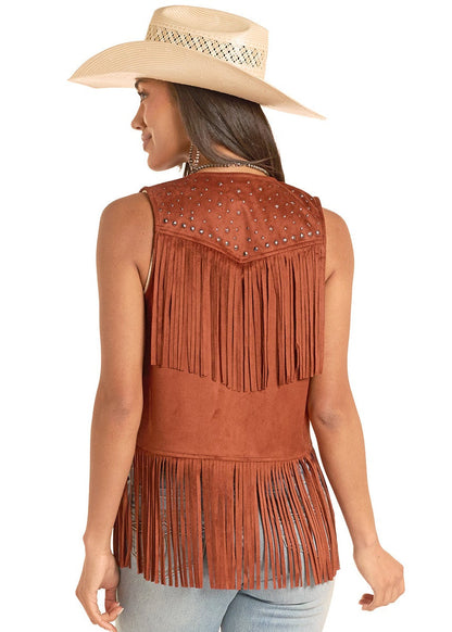 R&RD Studded Vest Rust